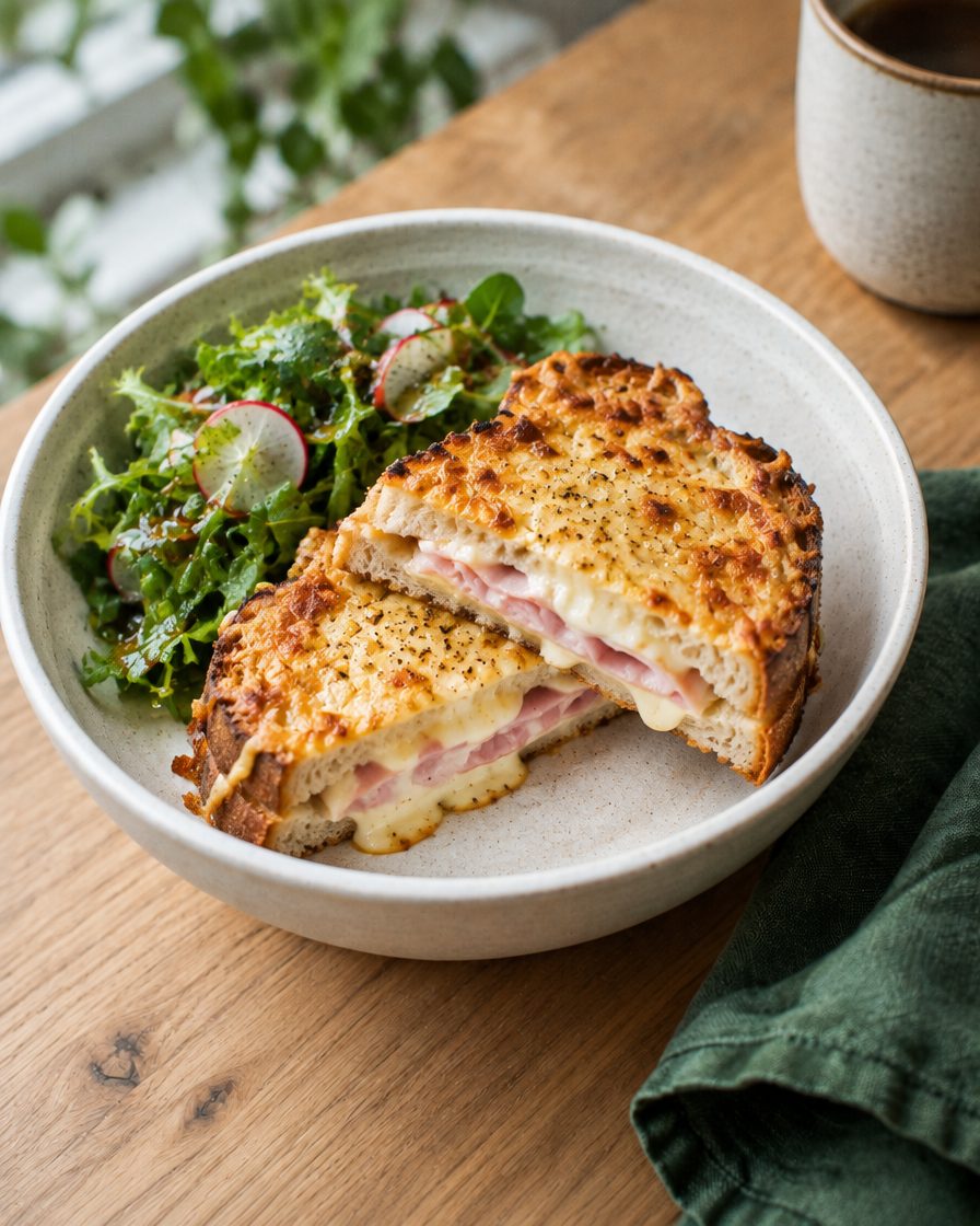 Croque-monsieur au levain