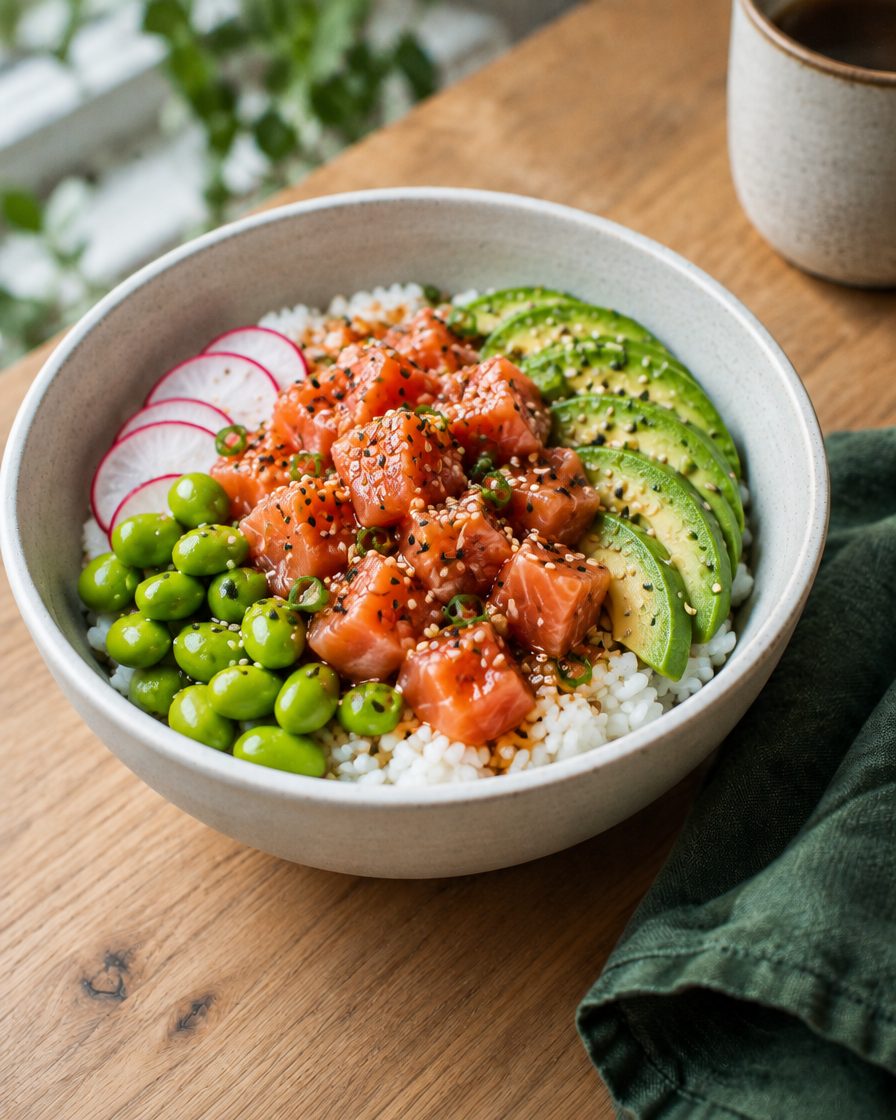 Bol poké saumon