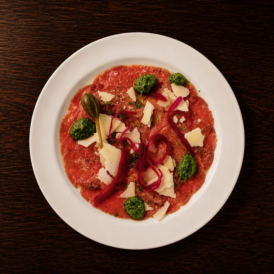 Carpaccio de bœuf minute