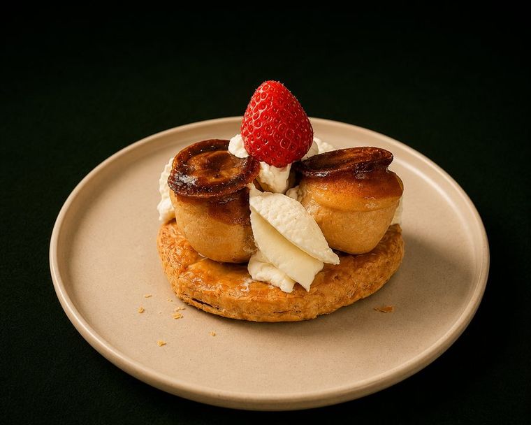 Paris-Brest, crème pralinée