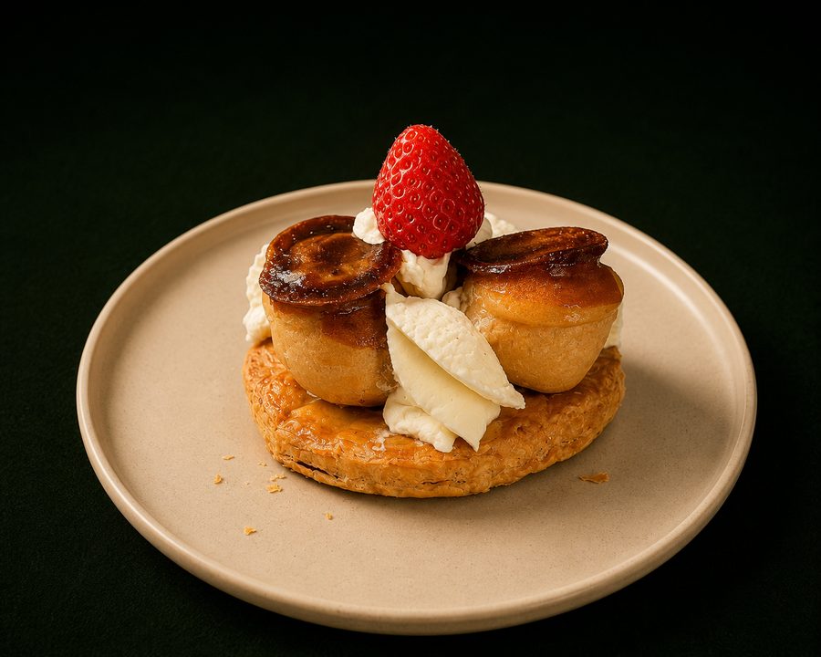 Paris-Brest, crème pralinée