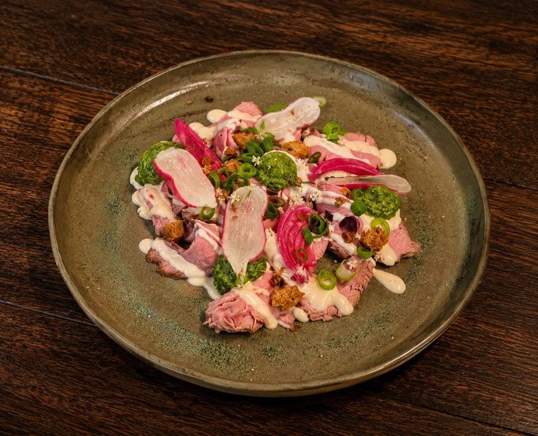 Tartare de Daurade à la Rhubarbe