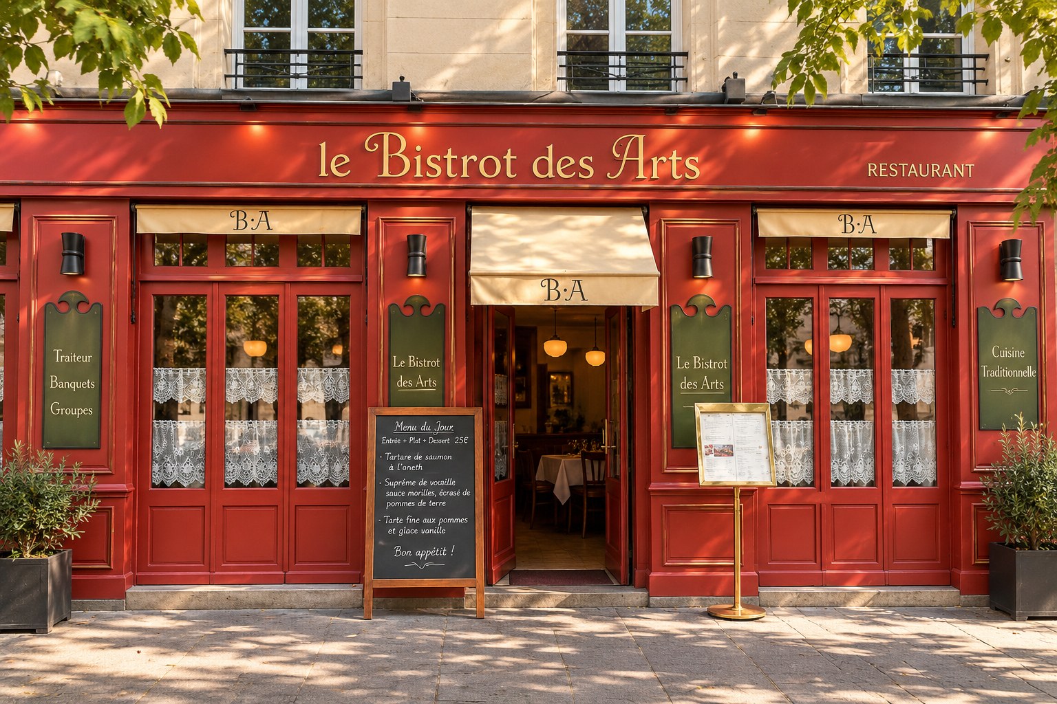 Haut de carte Bistrot des Arts