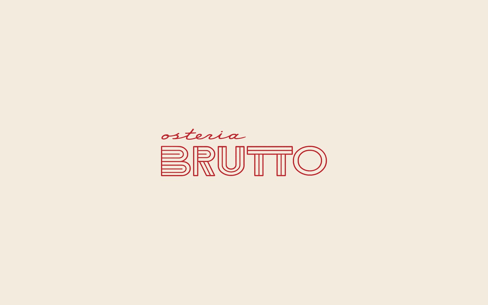 Haut de carte Osteria Brutto