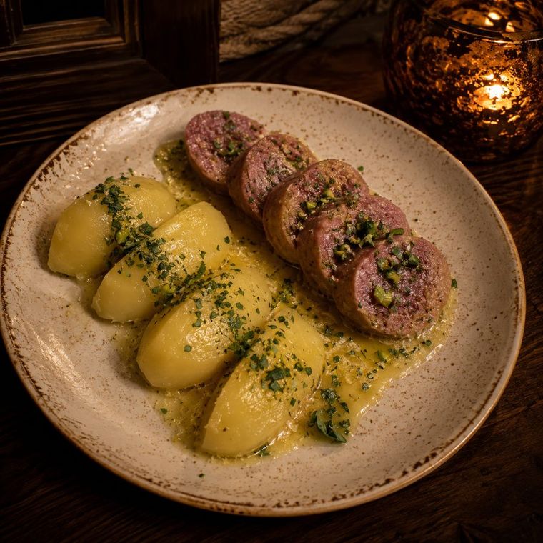 Saucisson chaud pistachéo  Signature